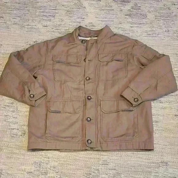 Tan Fleece-Lined Jacket - Picture 2 of 8